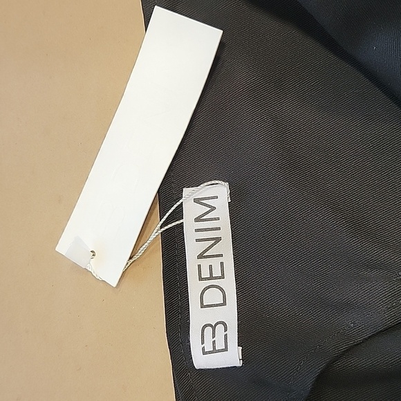 EB Denim, Black Wrap Mini Skirt. Size M, NEW with Tag - Picture 7 of 13